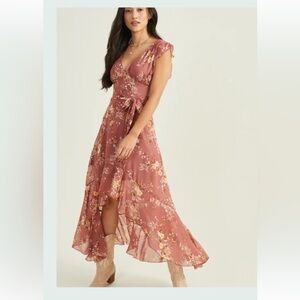 Altar’d State Florence High-Low Floral Dress